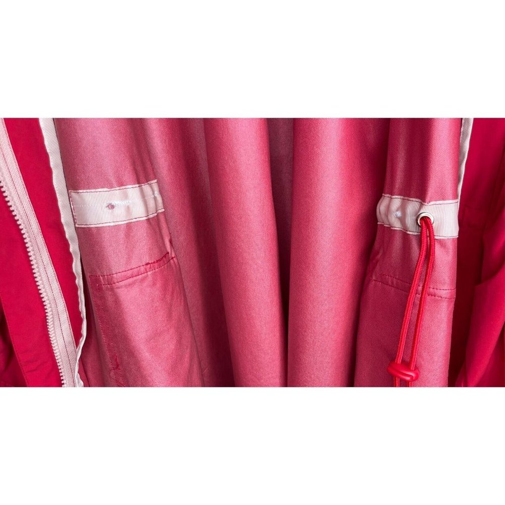 Fabletics Giana Jacket II Red Persimmon Sandalwood Water Resistant Women’s XL - Picture 7 of 7